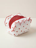 Ruffle Mini Cherries Makeup Bag