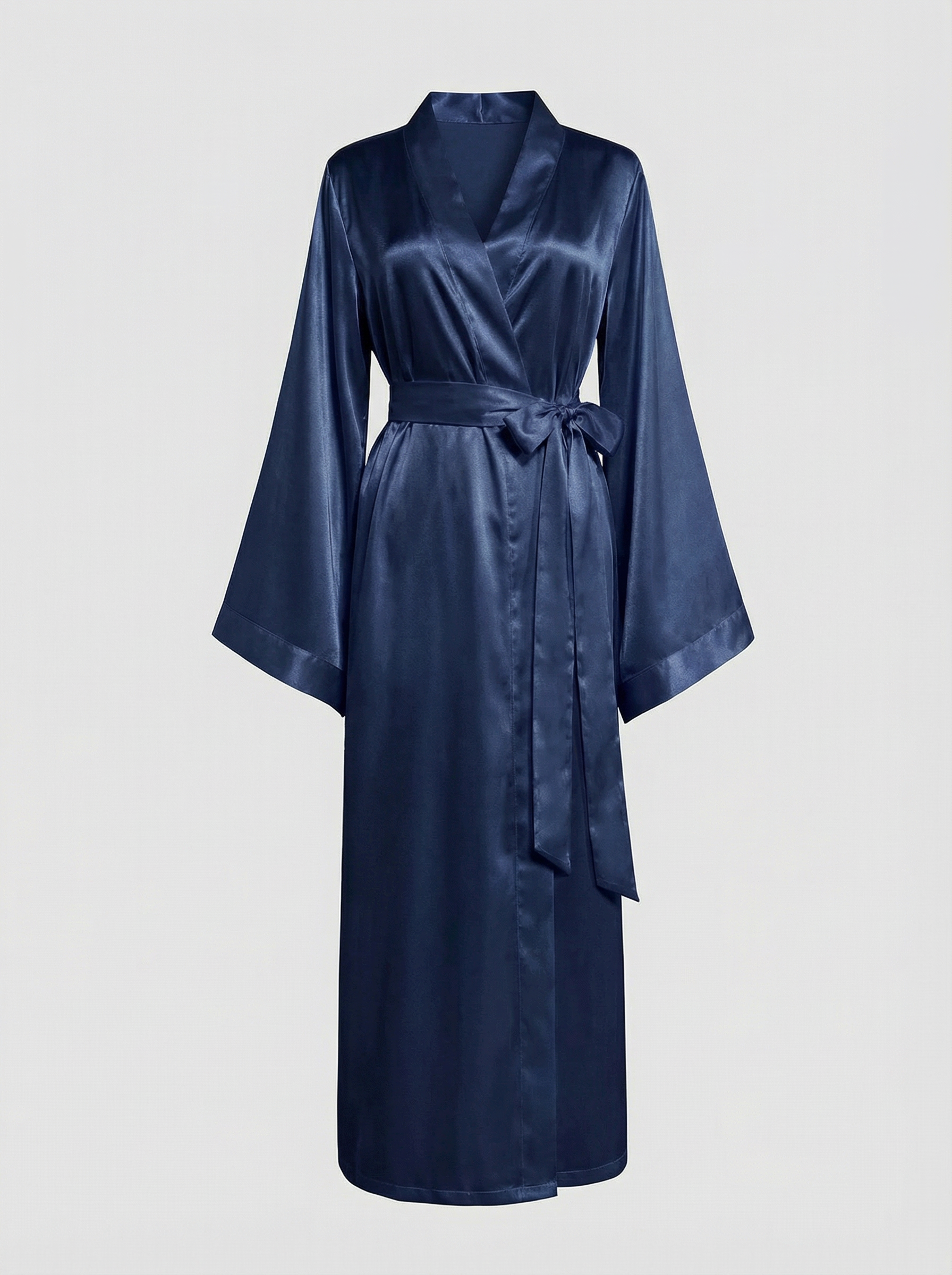 Violette Silk Navy Blue