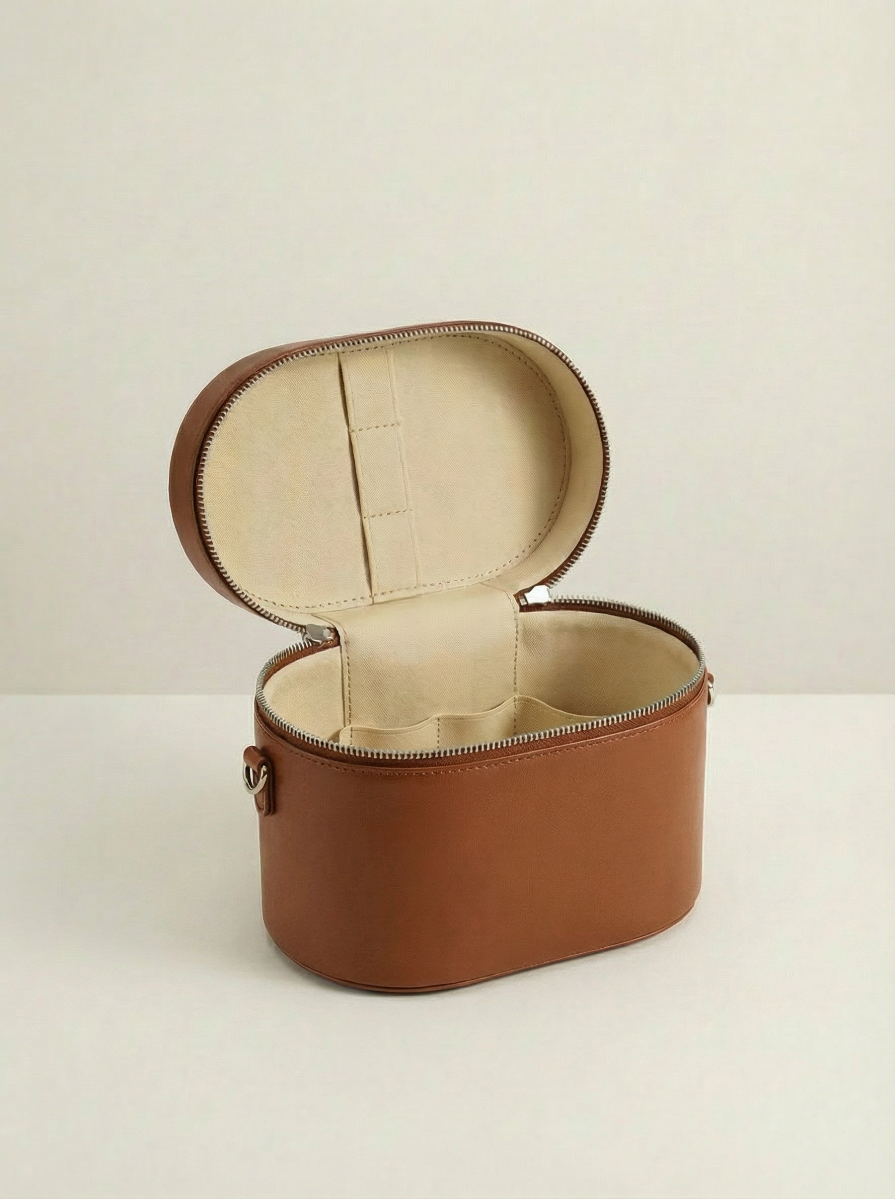 Essentials Makeup Case Brown