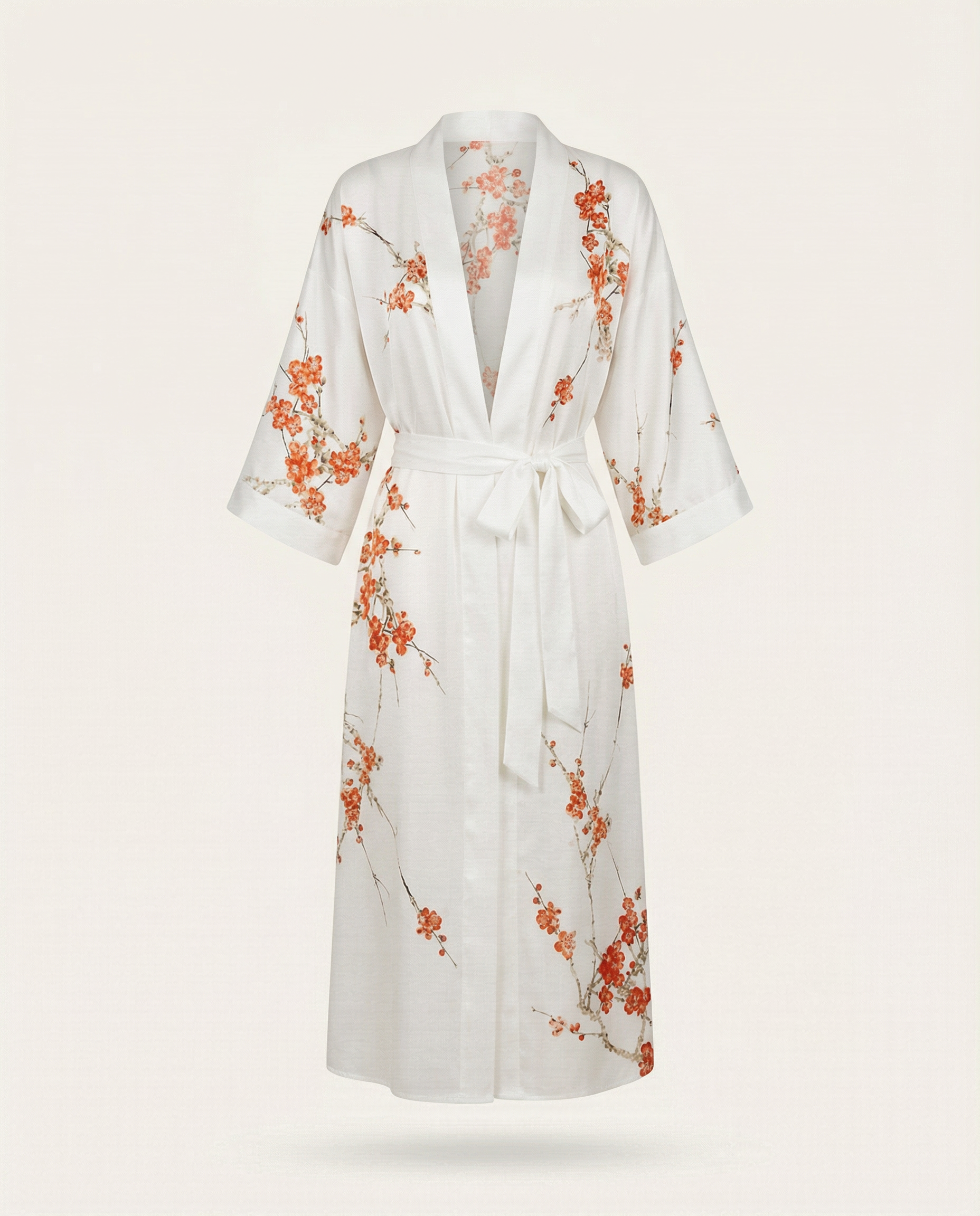 Peony Silky White & Red