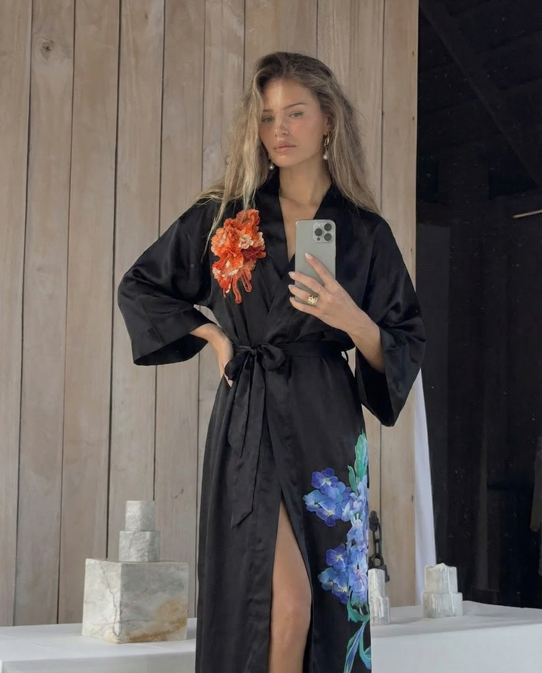 Peony Silky Black & Mix