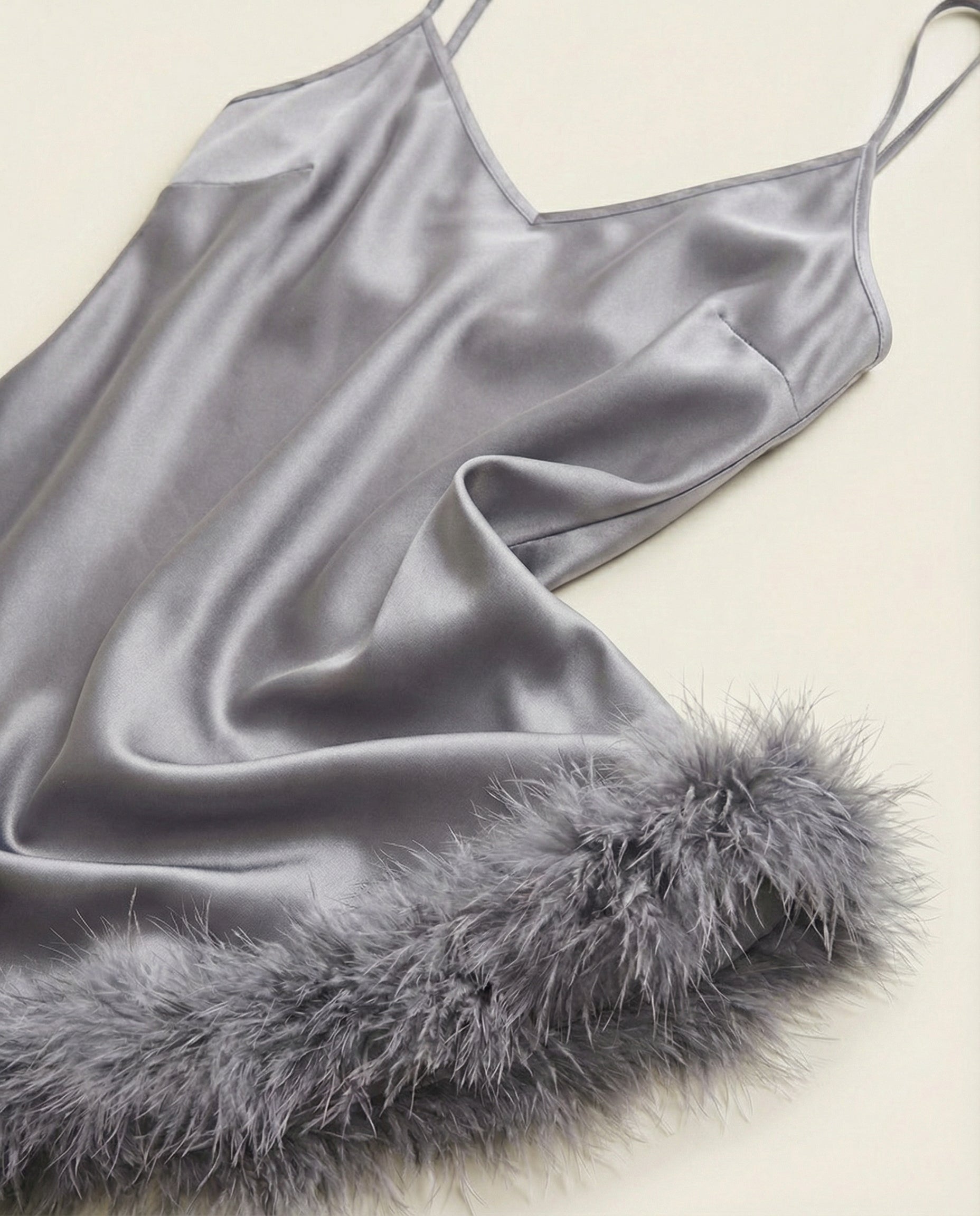 Penelopy Dress in Icy grey