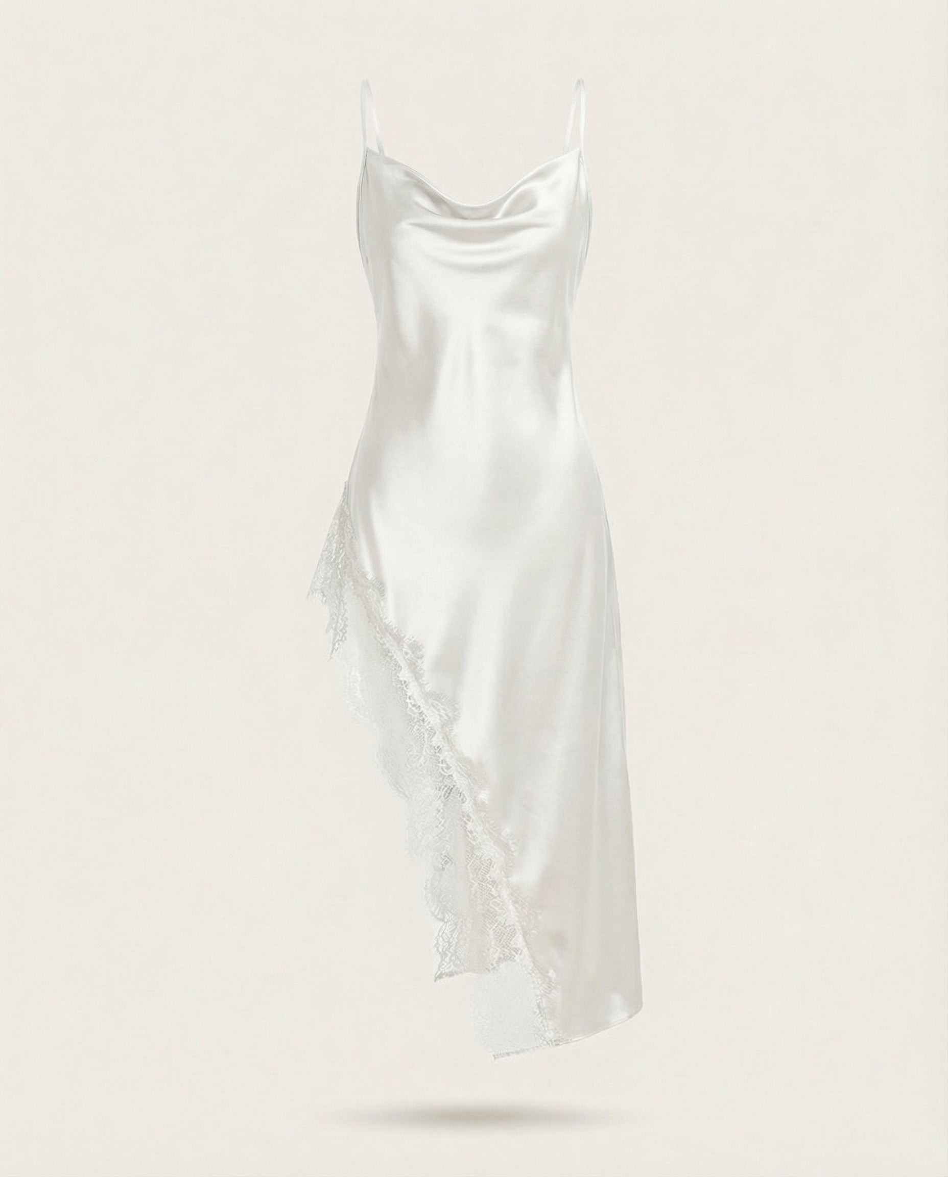 Sofie Midi Silky Lace in Ivory