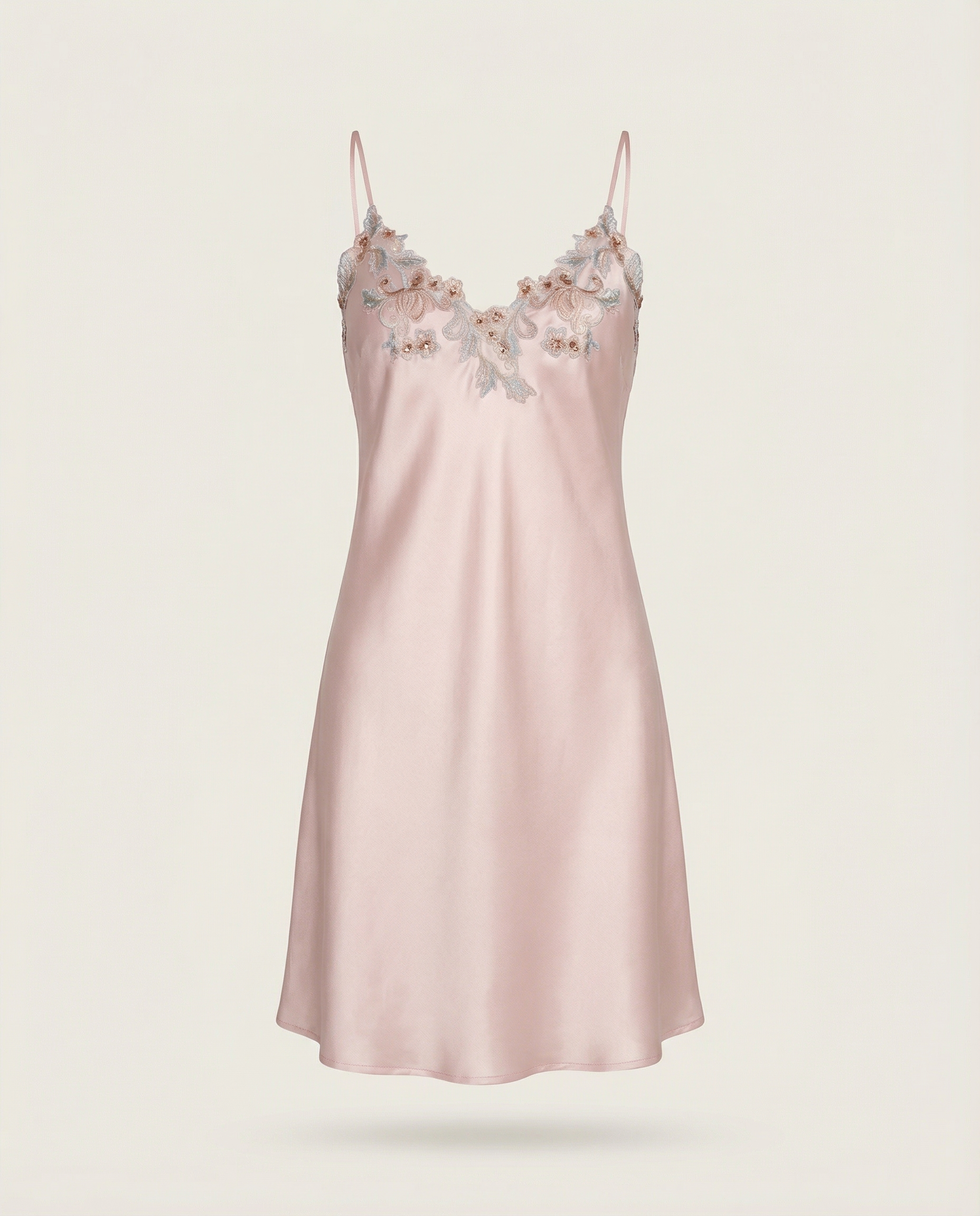 Melinda Silk Short Dress in Rose
