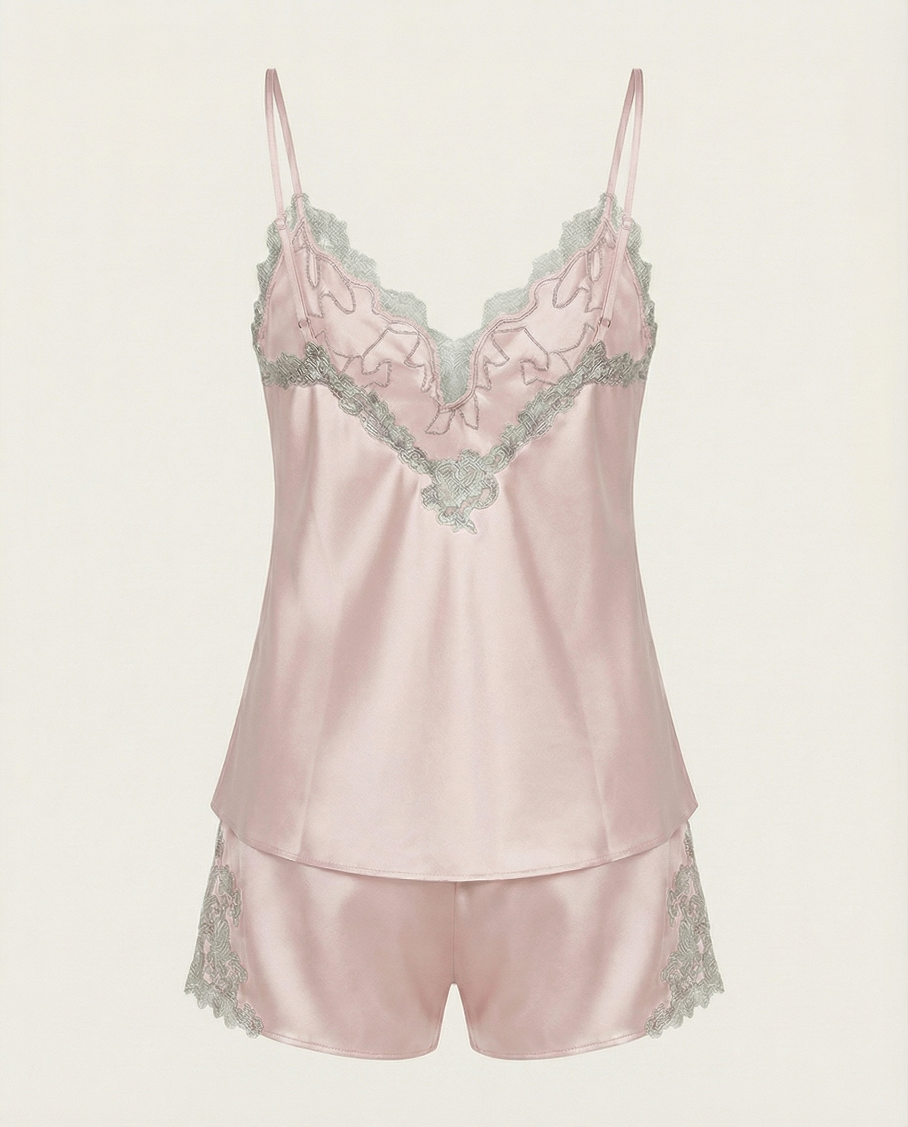 Mira Silk Set in Rose