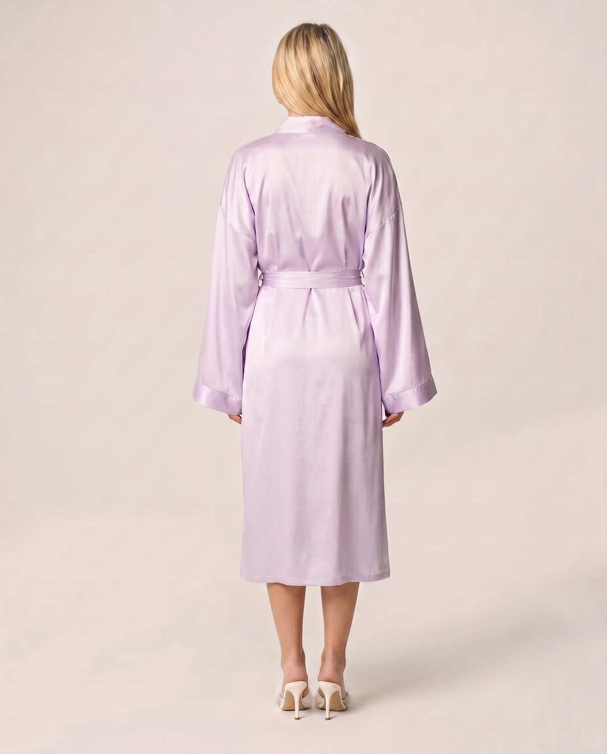 Violet Mantle Robe Violette Midi in Lilac – Maison Robes