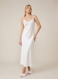 Ella Long Dress in Ivory